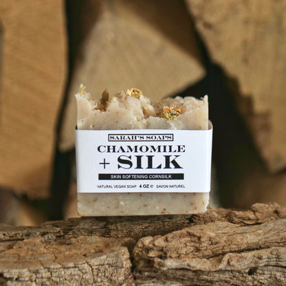 CHAMOMILE + SILK bar soap